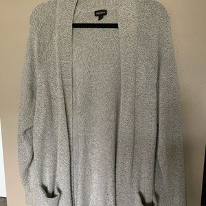 Grey Longline Cardigan